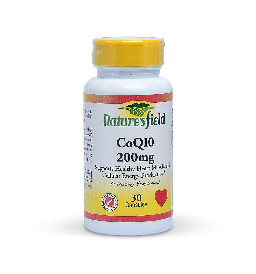 NATURES FIELD COQ10 200MG CAPS