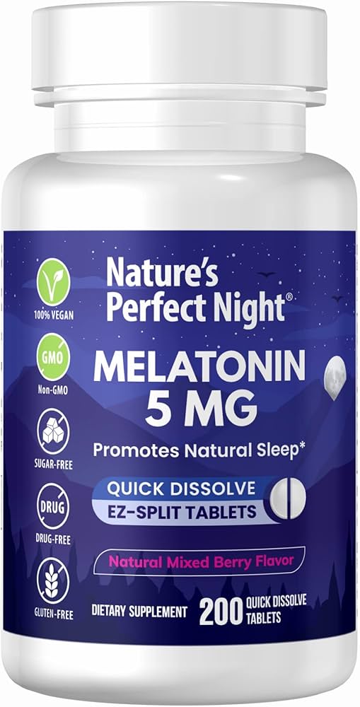 NATURES FIELD MELATONIN 5MG X60 TAB