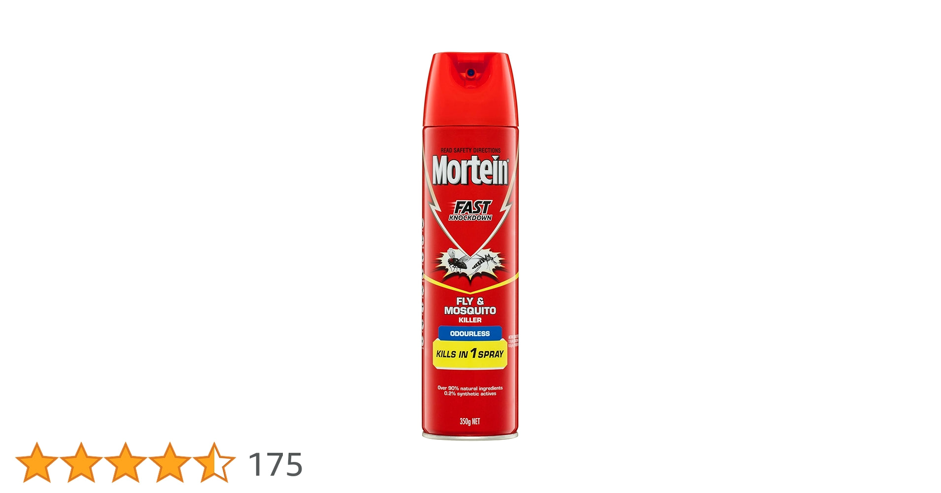 MORTEIN INSTAKILL ODOURLESS/LEMON 350ML
