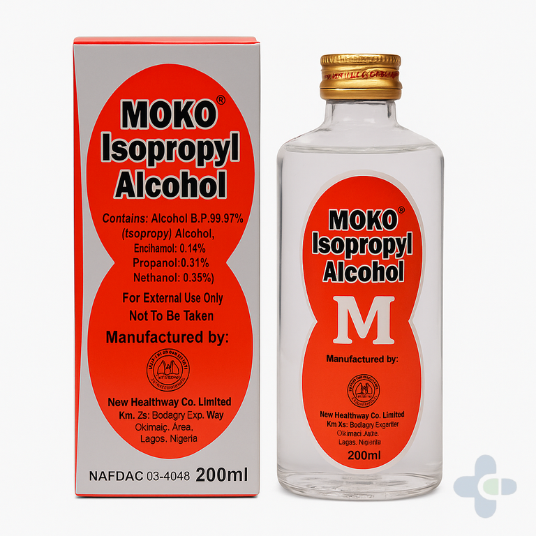 MOKO ISOPROPYL ALC.200MLS