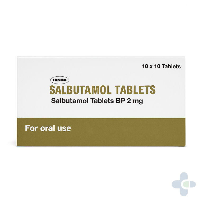 SALBUTAMOL 2MG TABS X 10 IREKA