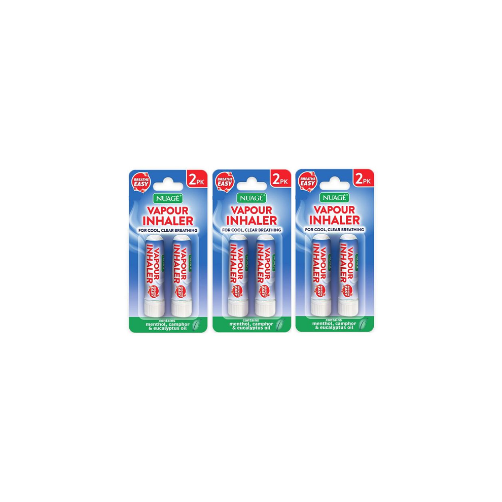 NAUGE VAPOUR INHALER X 2