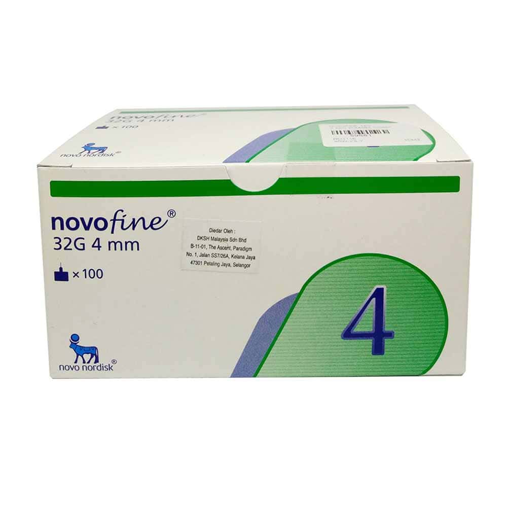 NOVOFINE NEEDLES 32G 4MM X100