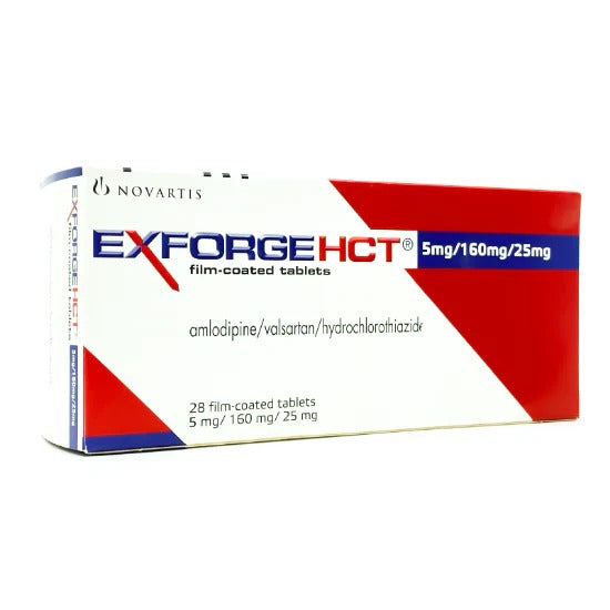 EXFORGE HCT 5/160/25MG X 28