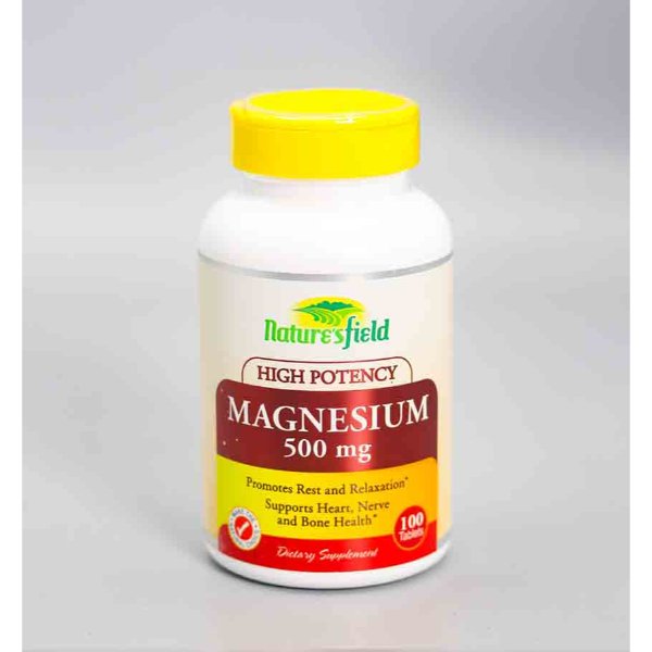 NATURES FIELD MAGNESIUM 500MG T