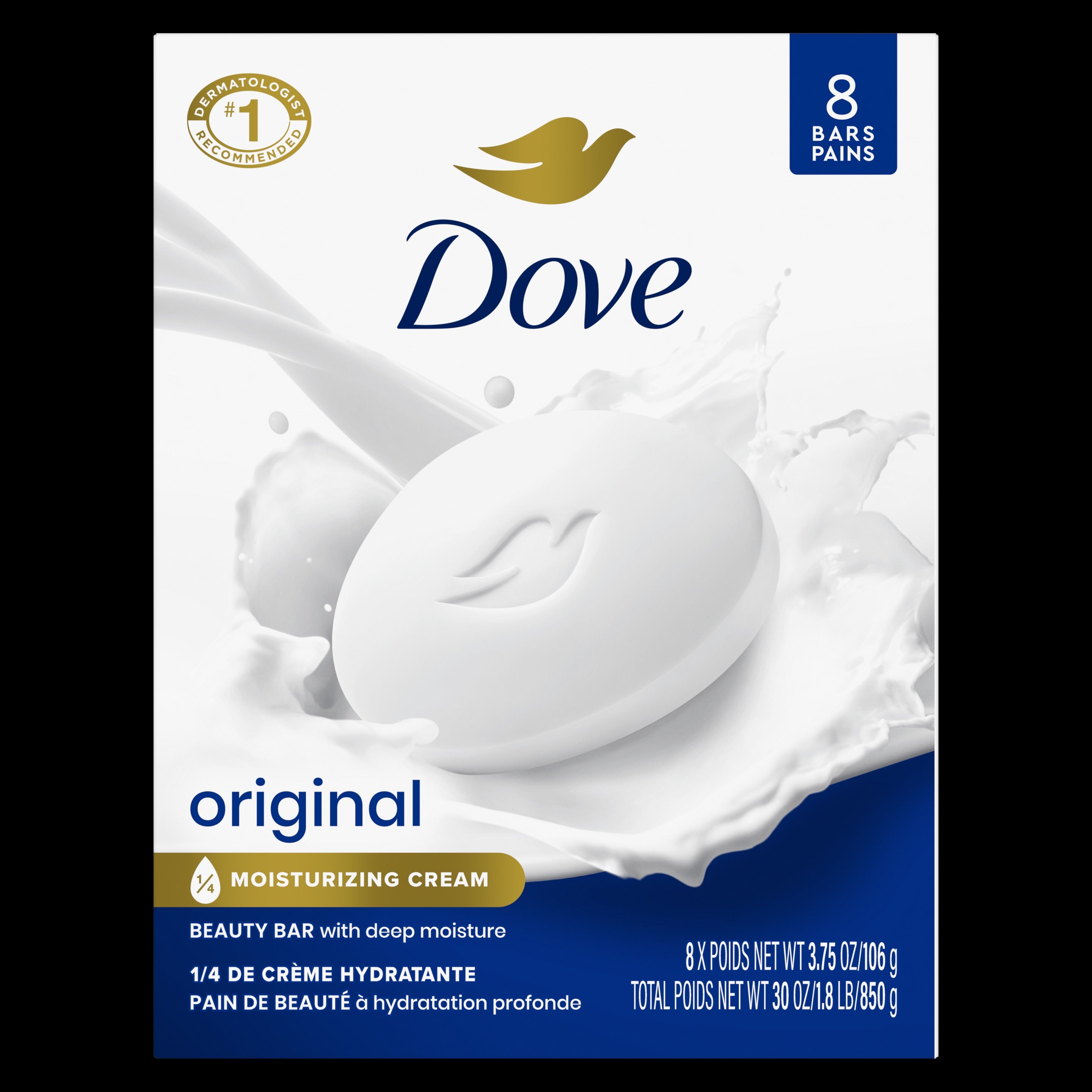 DOVE ORIGINAL BAR SOAP X 6
