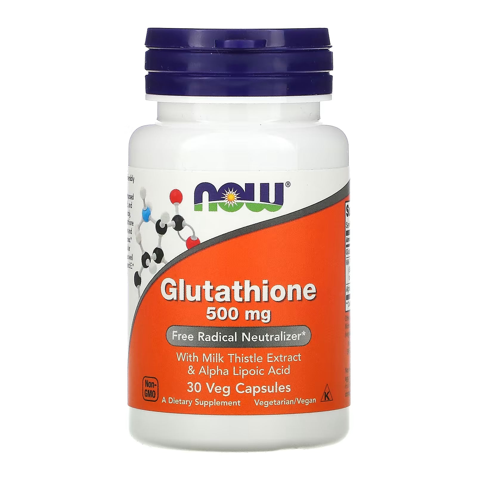 NOW GLUTATHIONE 500MG X 30 CAPS