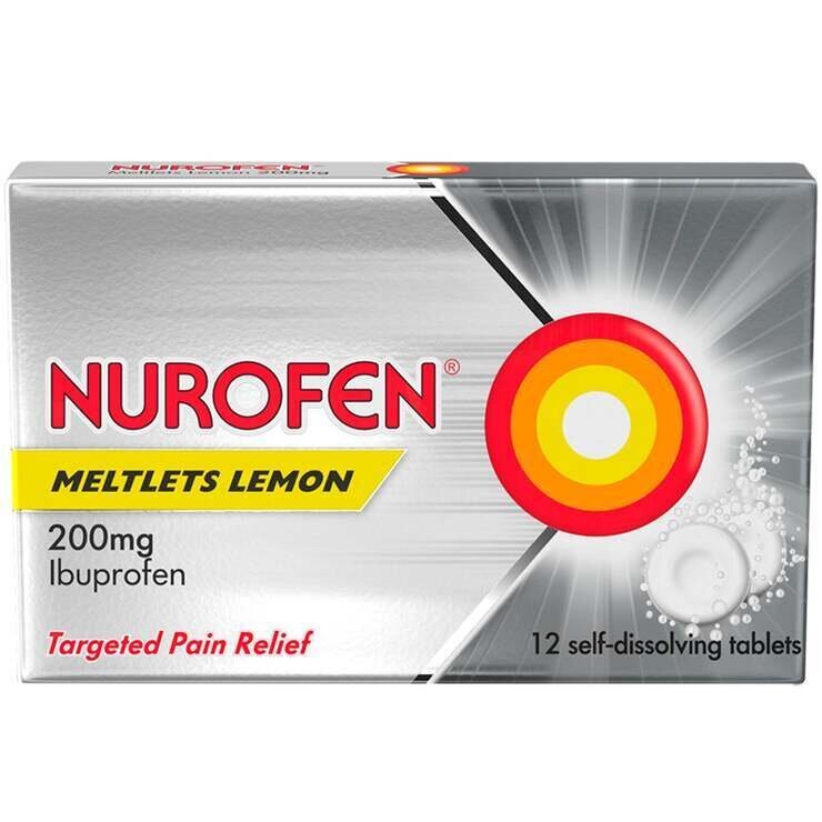 NUROFEN MELTLETS 200MG X 12