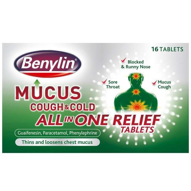 BENYLIN MUCUS COUGH AND COLD X16 TABLET