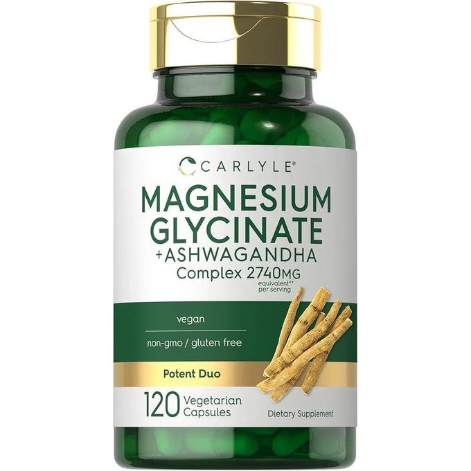 MAGNESIUM GLYCINATE ASHWAGANDHA X120