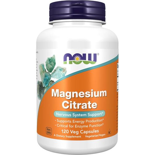 NOW MAGNESIUM CITRATE 400MG X 120 CAPS