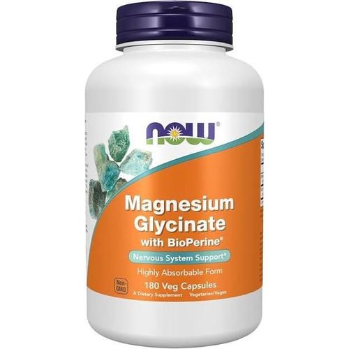 NOW MAGNESIUM GLYCINATE 180 TABLETS