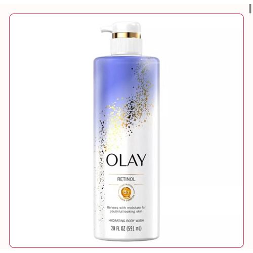 OLAY RETINOL SERUM  RENEWING BODY WASH 591MLS