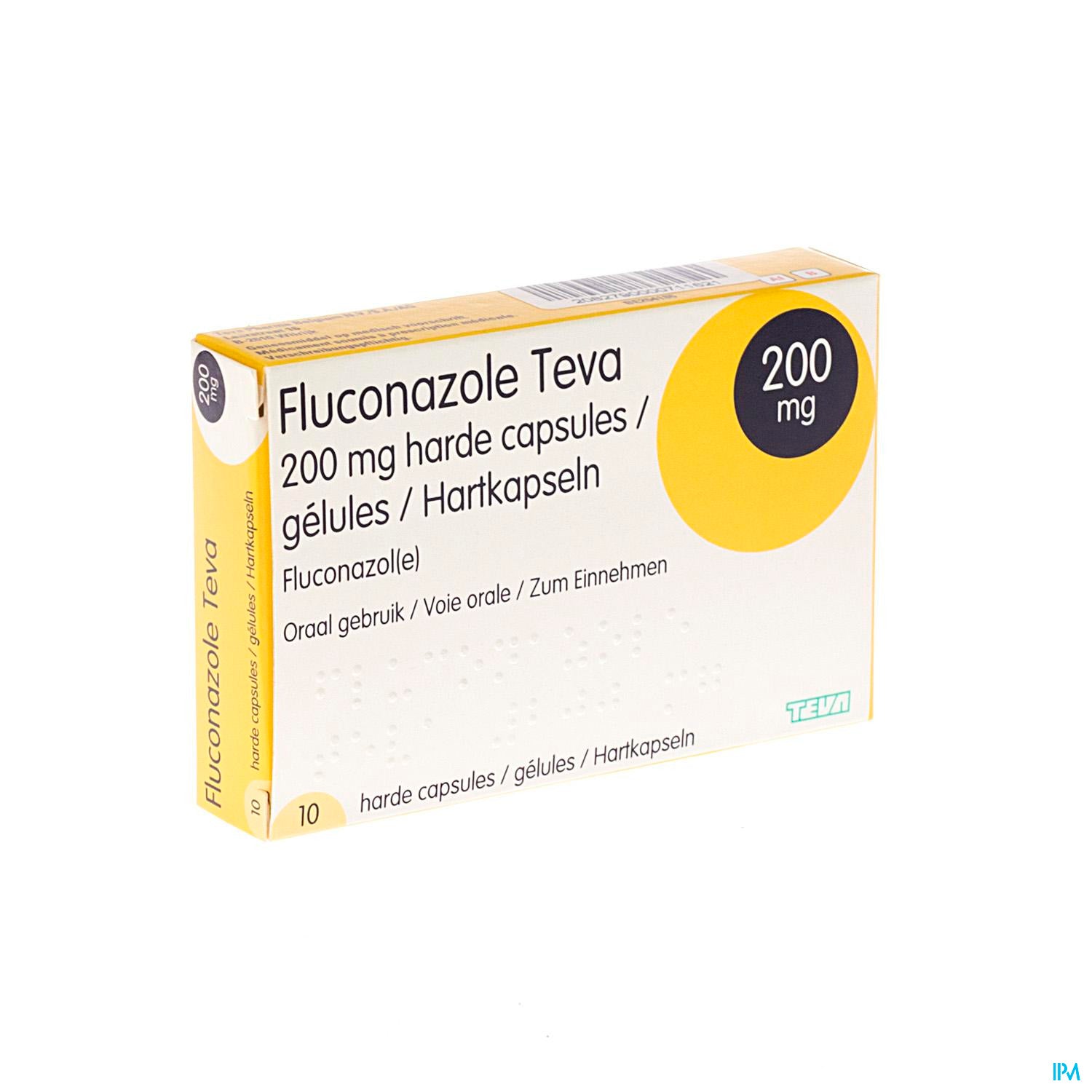 FLUCONAZOLE 200MG ORAL USE TEVA X10