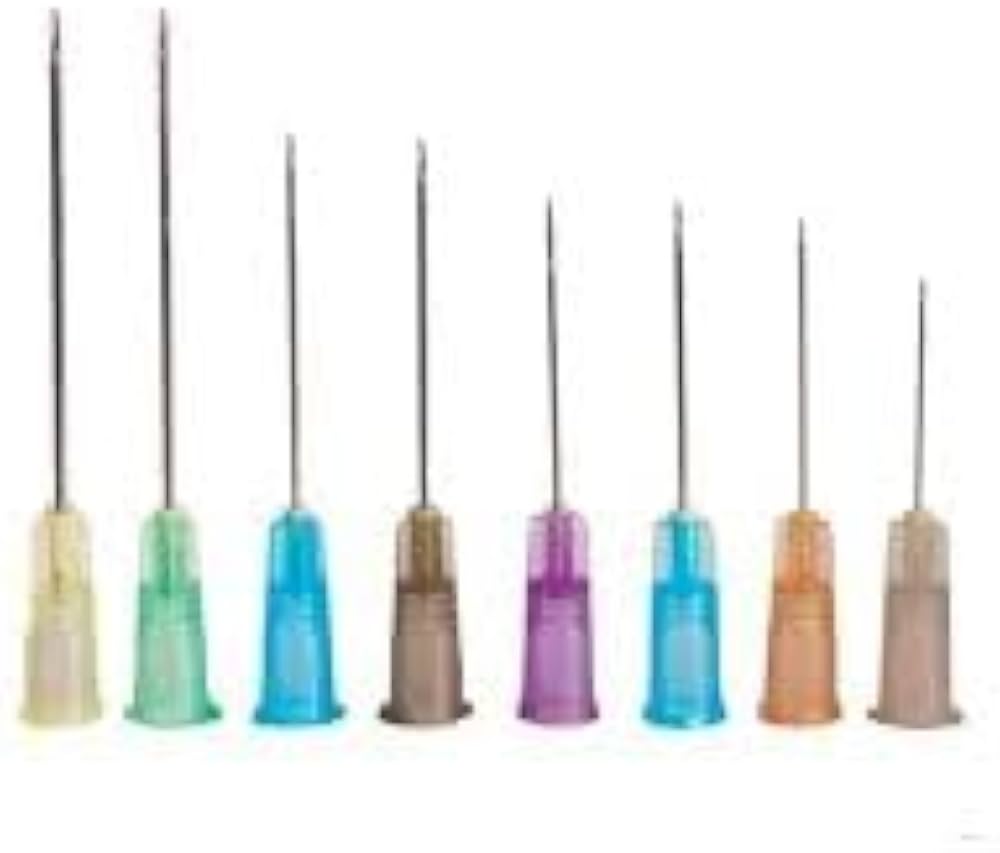 AFRINEEDLE 23G HYPODERMIC NEEDLES X100