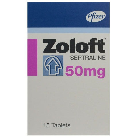 ZOLOFT 50MG X 15 CAPS