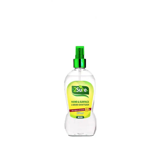 2 SURE HAND LIQ SANITIZER 250ML