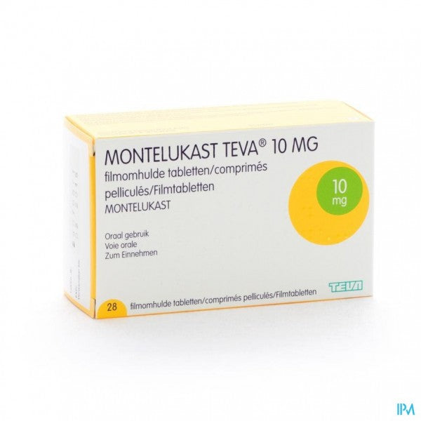 MONTELUKAST 10MG X 28 TEVA