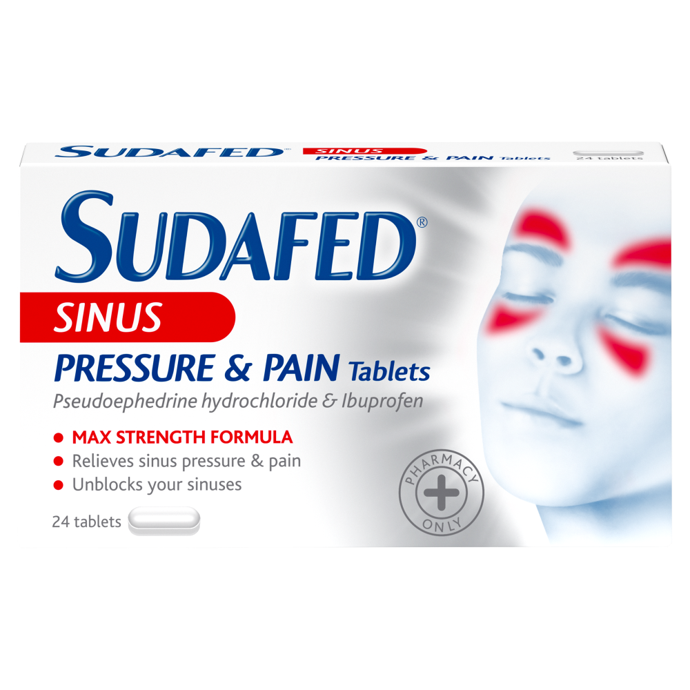 SUDAFED SINUS PRESSURE&PAIN TAB