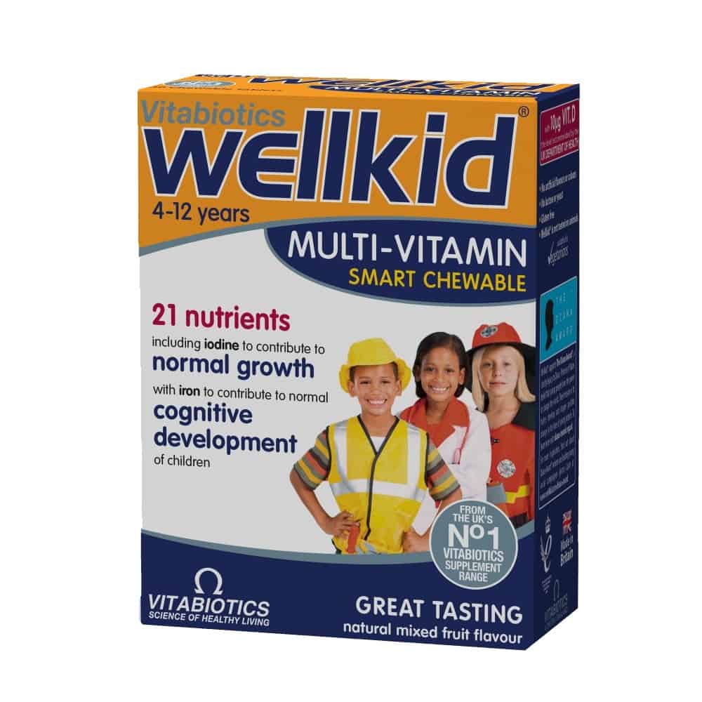 WELLKID SMART CHEW 4-12YRS X 30
