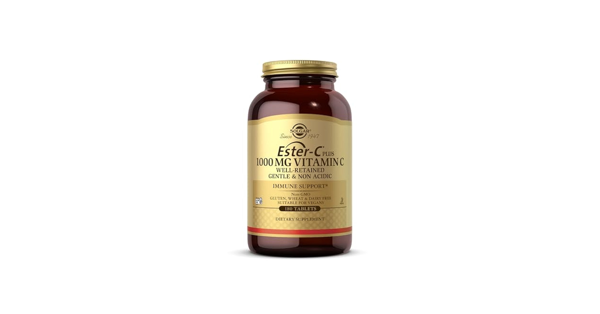 SOLGAR ESTER C-PLUS 1000MG VITAMIN C 180 CAPS