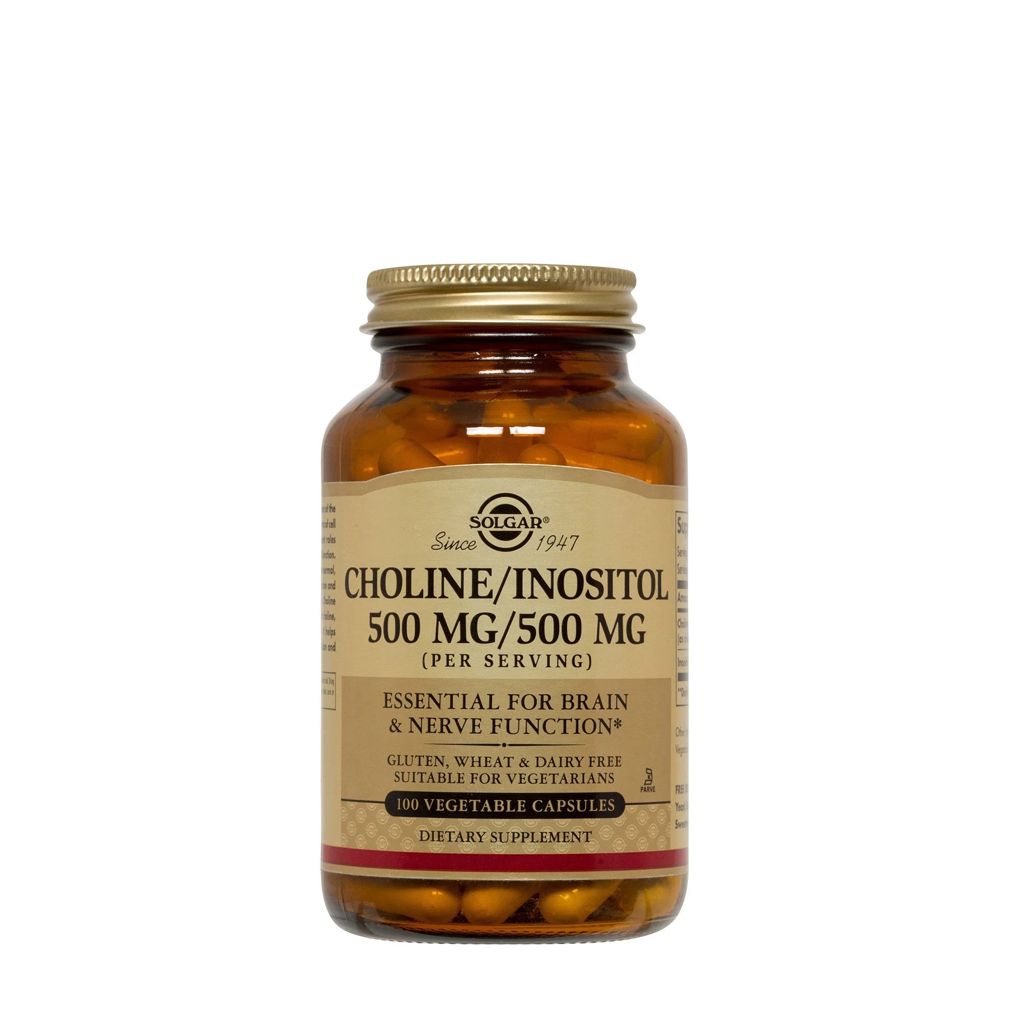 SOLGAR CHOLINE/INOSITOL 500/500