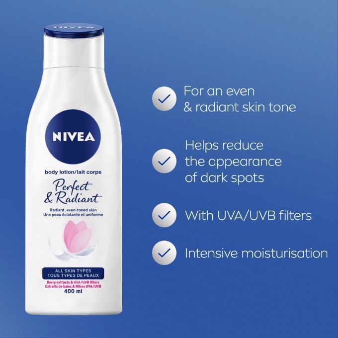 NIVEA P.& RADIANT LOTION 400MLS