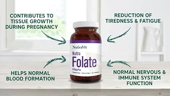NUTRAVIT NUTRA FOLATE 400PG PLUS X30