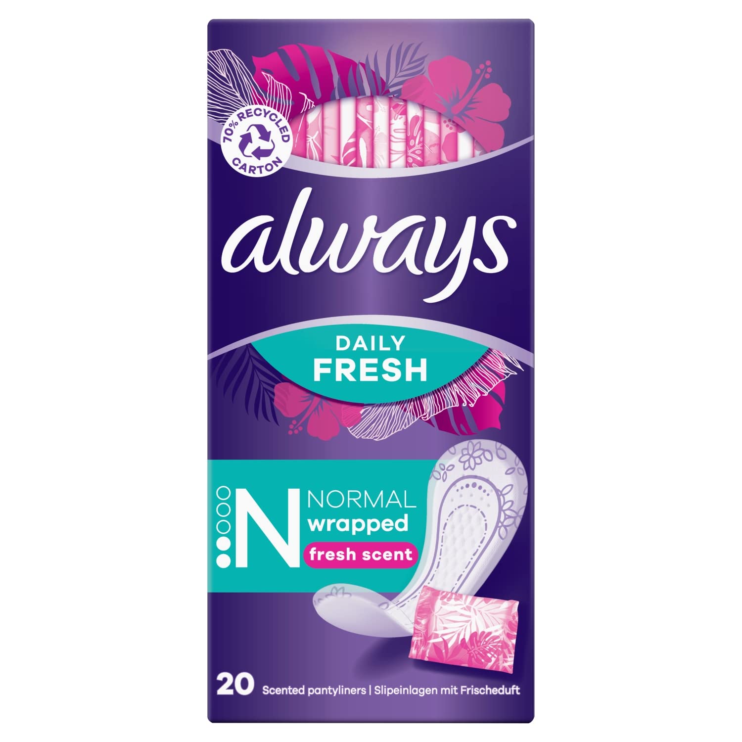 ALWAYS DAILIES FRESH SCENT X20