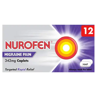 NUROFEN MIGRAINE PAIN 342 MG X12