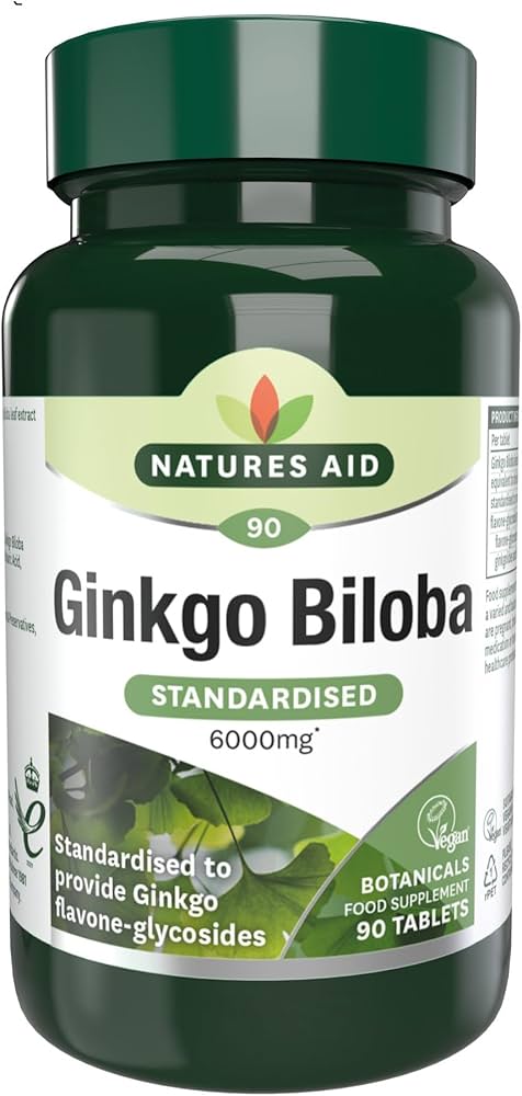 NATURES PRIDE GINKGO BILOBA BRAIN HEALTH X60
