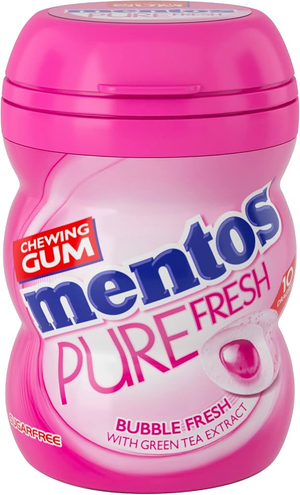 MENTOS PURE FRESH BUBBLE BREATH  17.5G