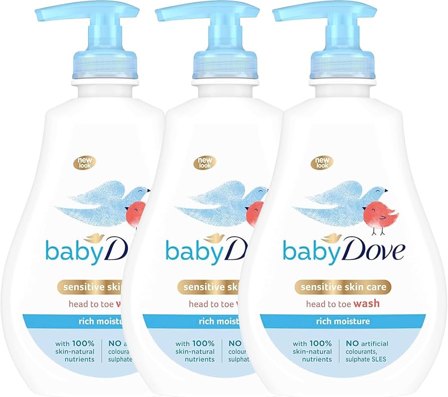BABY DOVE SENSITIVE HEAD TO TOE WASH 400ML