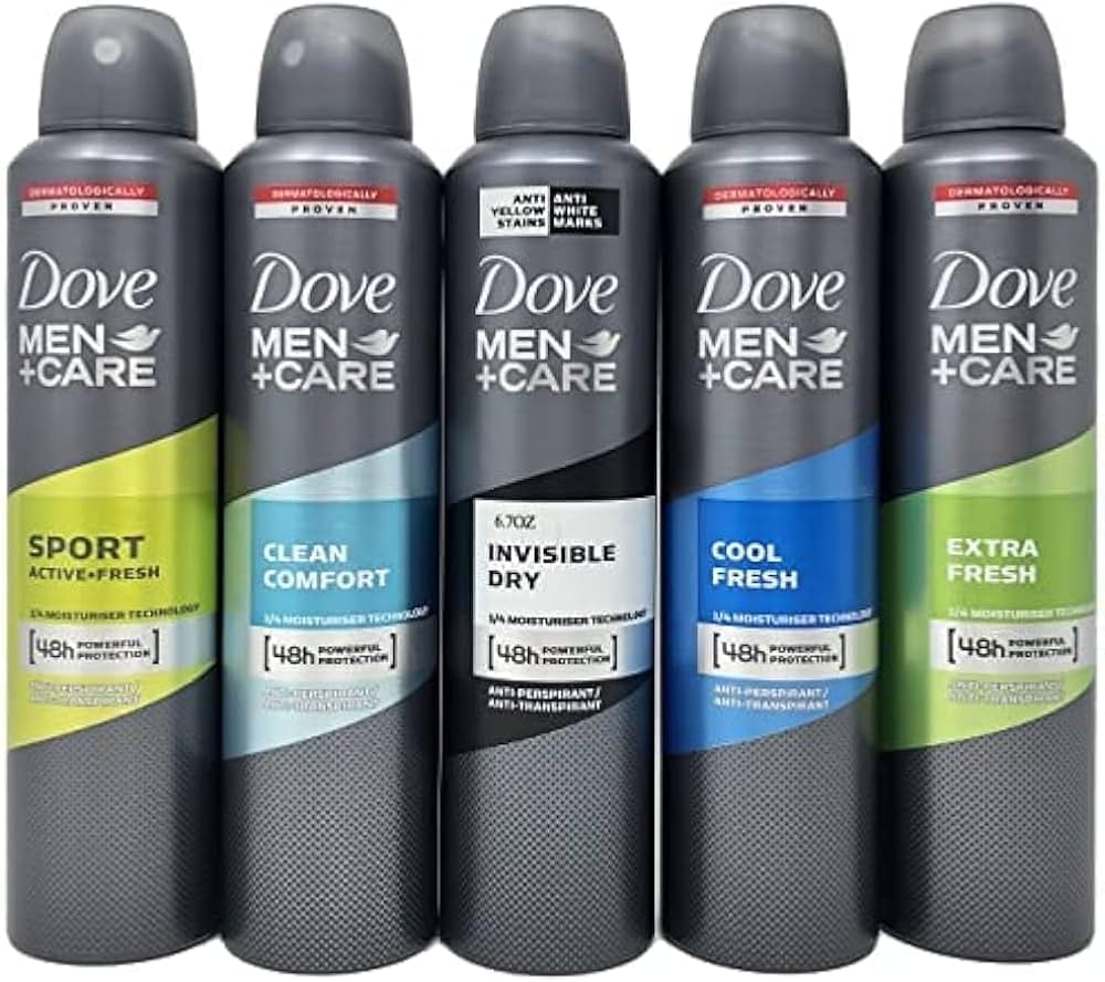 DOVE MEN + CARE CLEAN COMFORT & INVISIBLE DRY + COOL FRESH