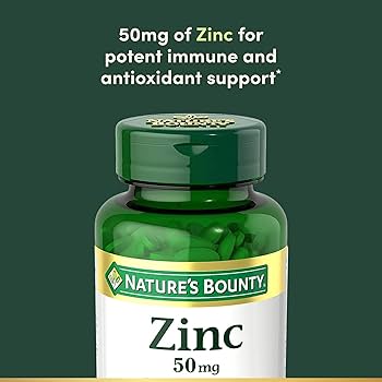 NATURES BOUNTY ZINC 50MG IMMUNE HEALTH X100
