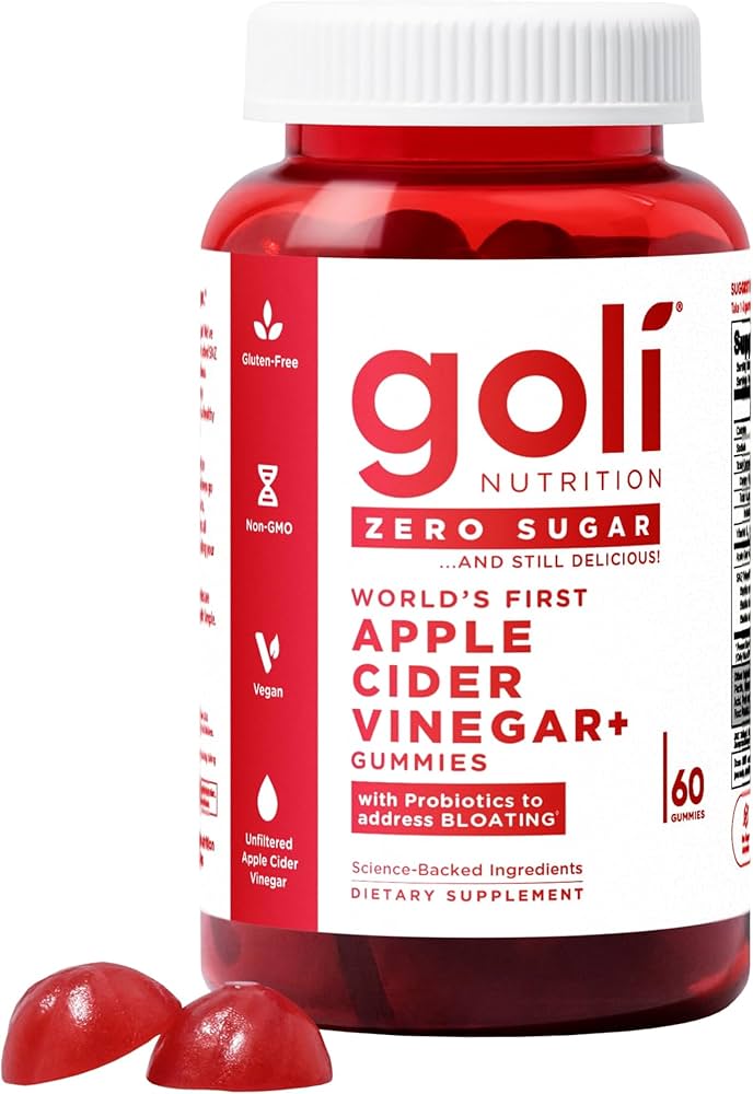 GOLI APPLE CIDER VINEGAR GUMMIES X60