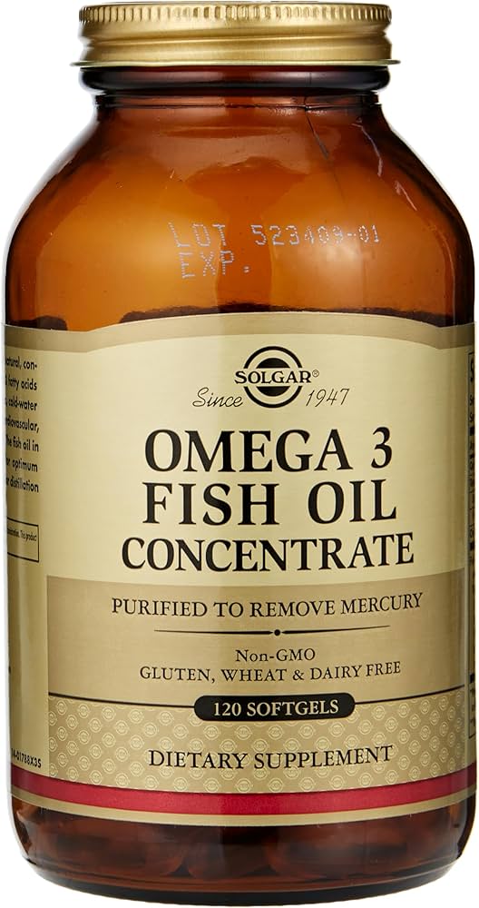 SOLGAR OMEGA 3 FISH OIL CONCENTRATE X120