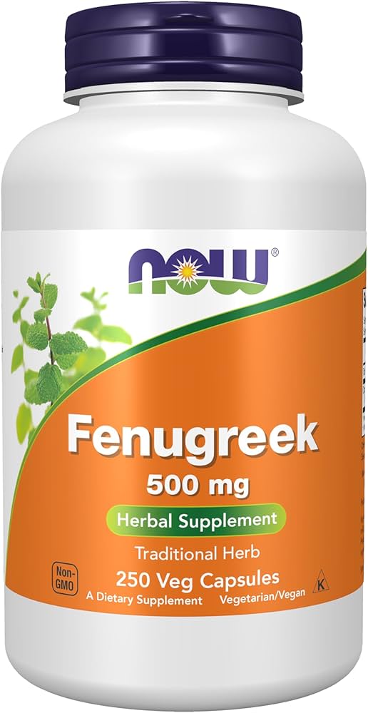 NOW FENUGREEK 500MG 100MG