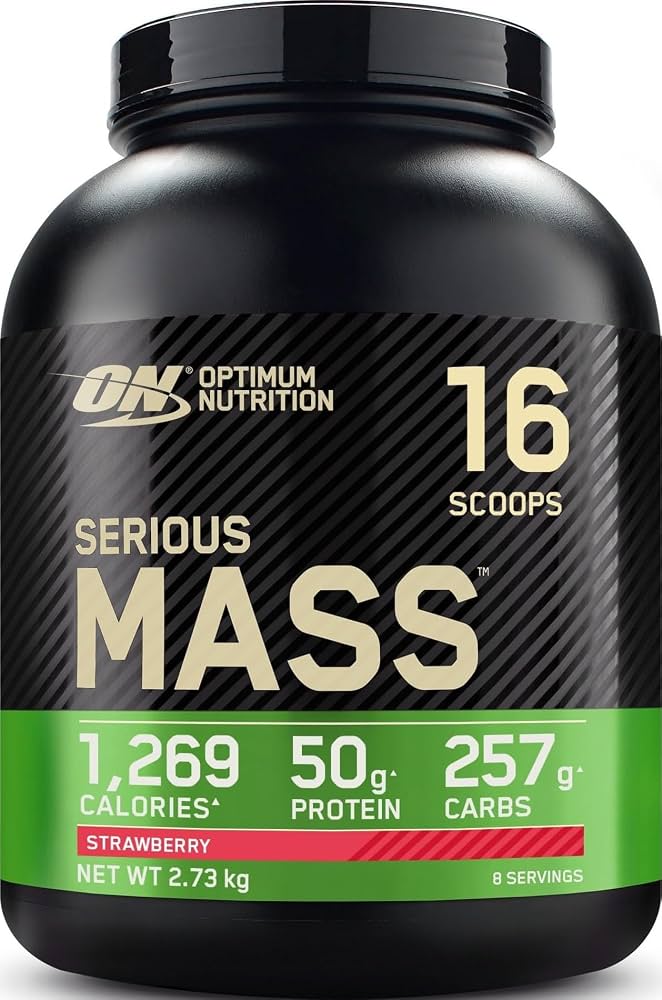 ON OPTIMUM NUTRITION SERIOUS MASS 6LB 2.3KG