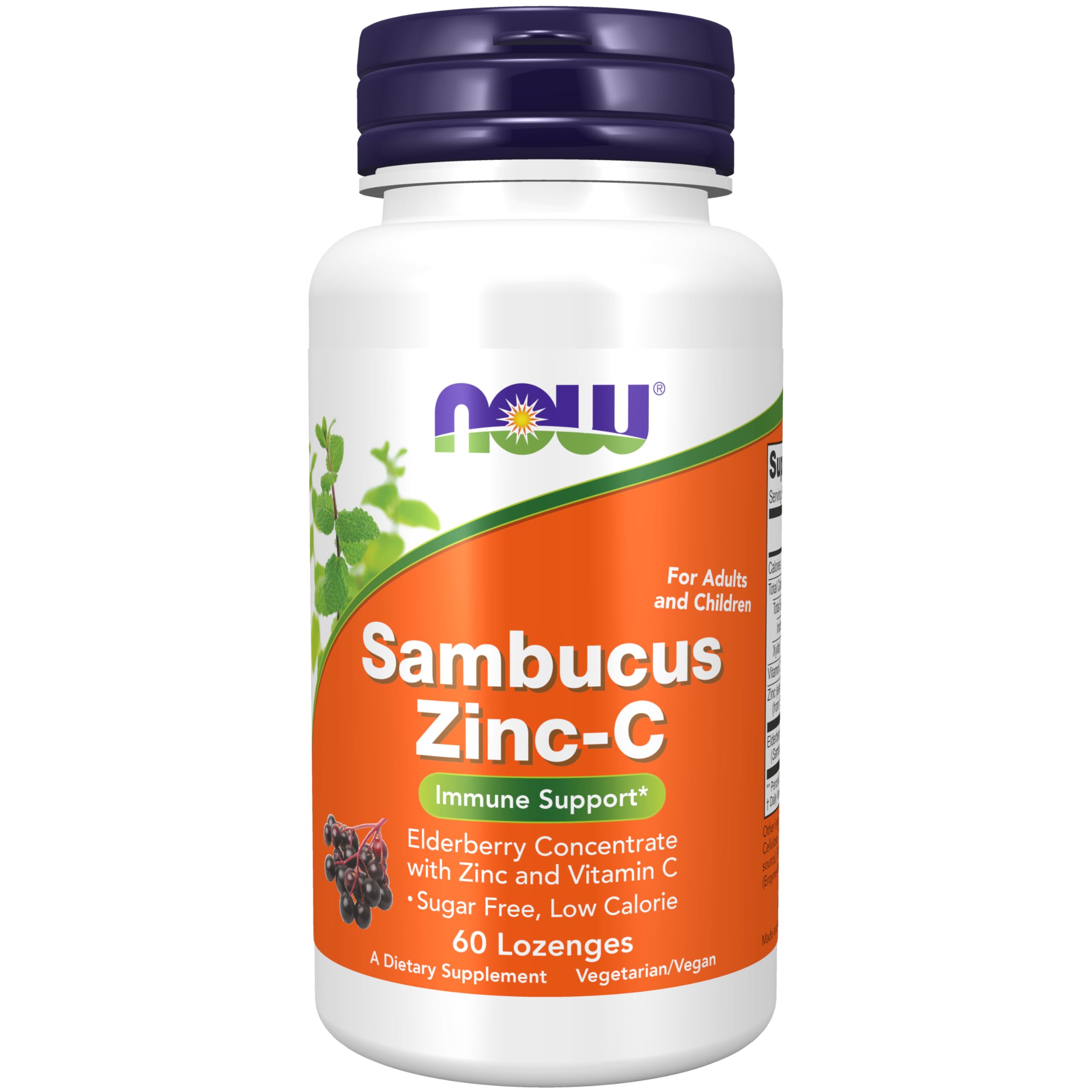 NOW SAMBUCUS ZINC - C X6O