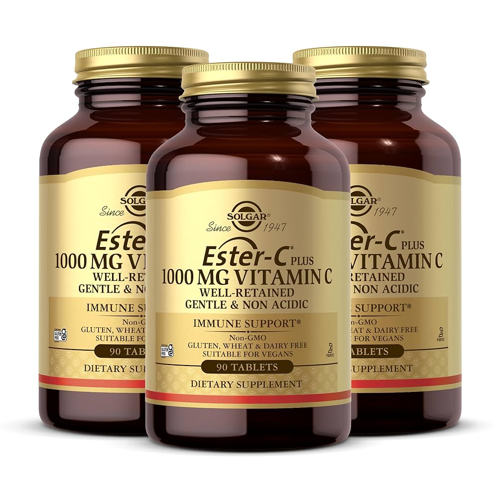 SOLGAR ESTER C-PLUS 1000MG VITAMIN C 90 CAPS