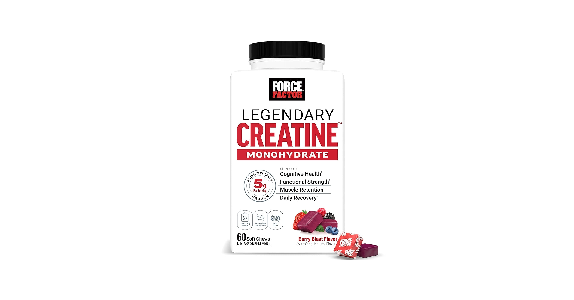 FORCE FACTOR LEGENDARY CREATINE X60