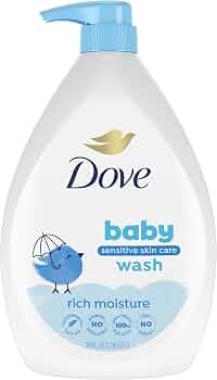 DOVE BABY RICH MOISTURE SENSITIVE BODY WASH 400ML