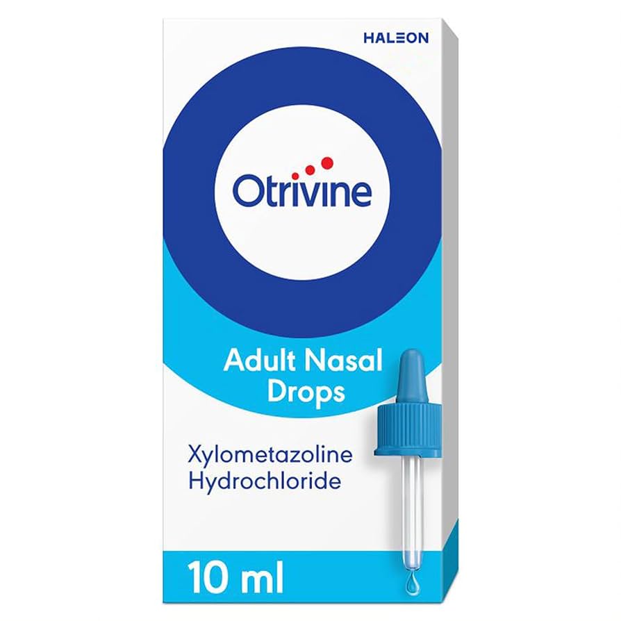 OTRIVIN ADULT DROP 10ML UK BLOCKED NOSE RELIEF