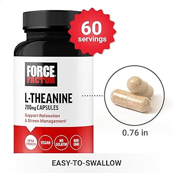 FORCE FACTOR L-THEANINE 200MG X60