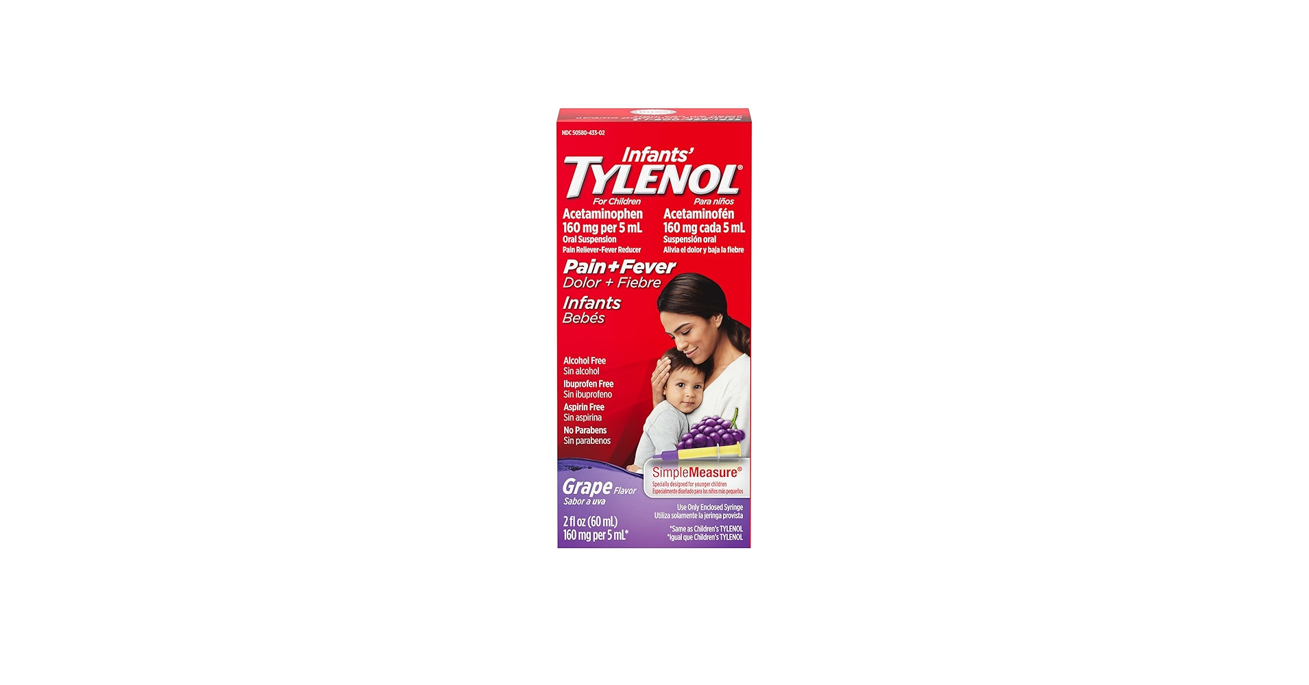CHILDREN TYLENOL SYRUP 2-11YRS PAIN AND FEVER 240ML