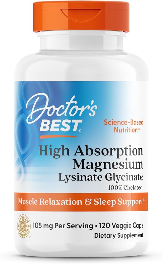 DOCTOR BEST MAGNESIUM GLYCINATE 200MG X120