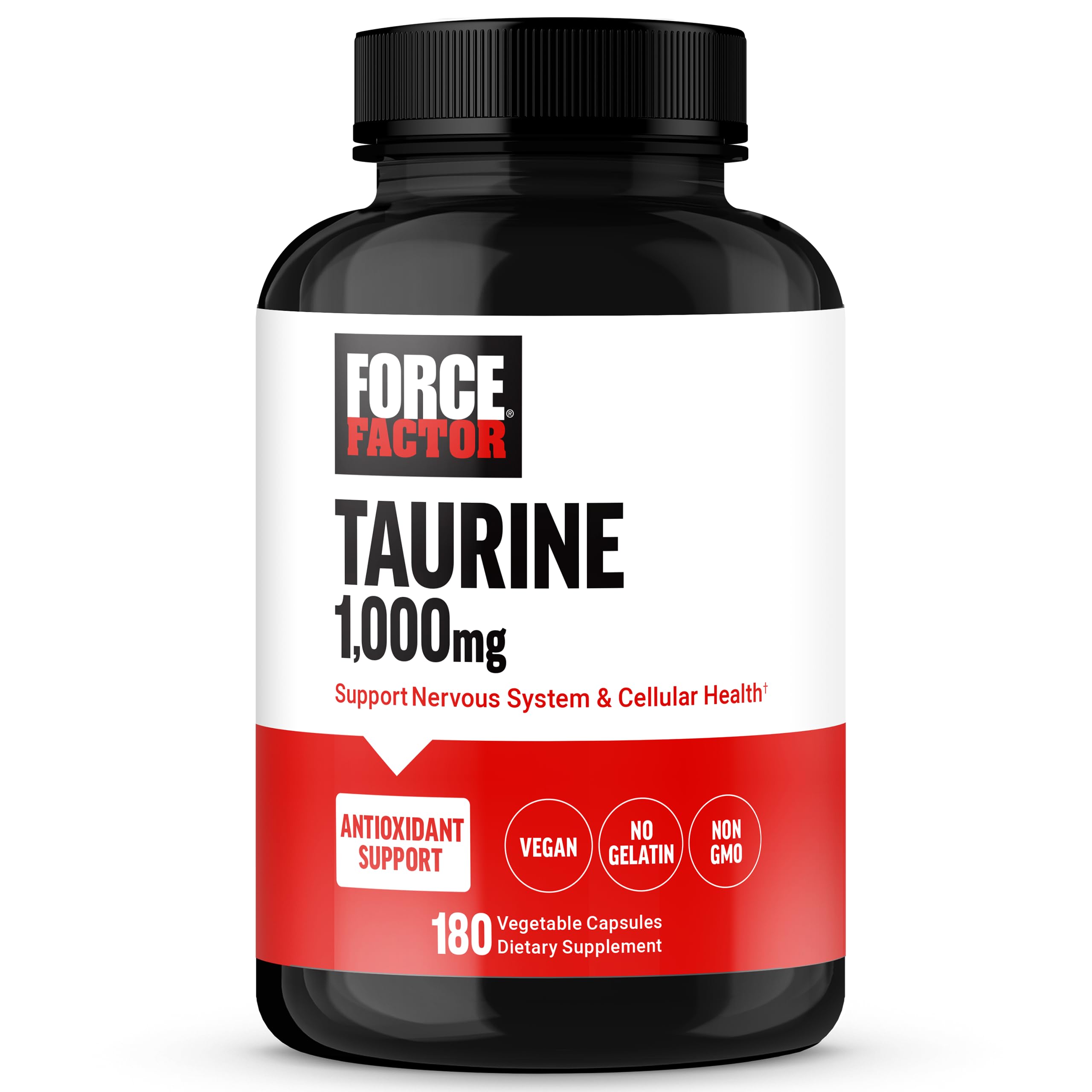 FORCE FACTOR TAURINE 1000MG X180