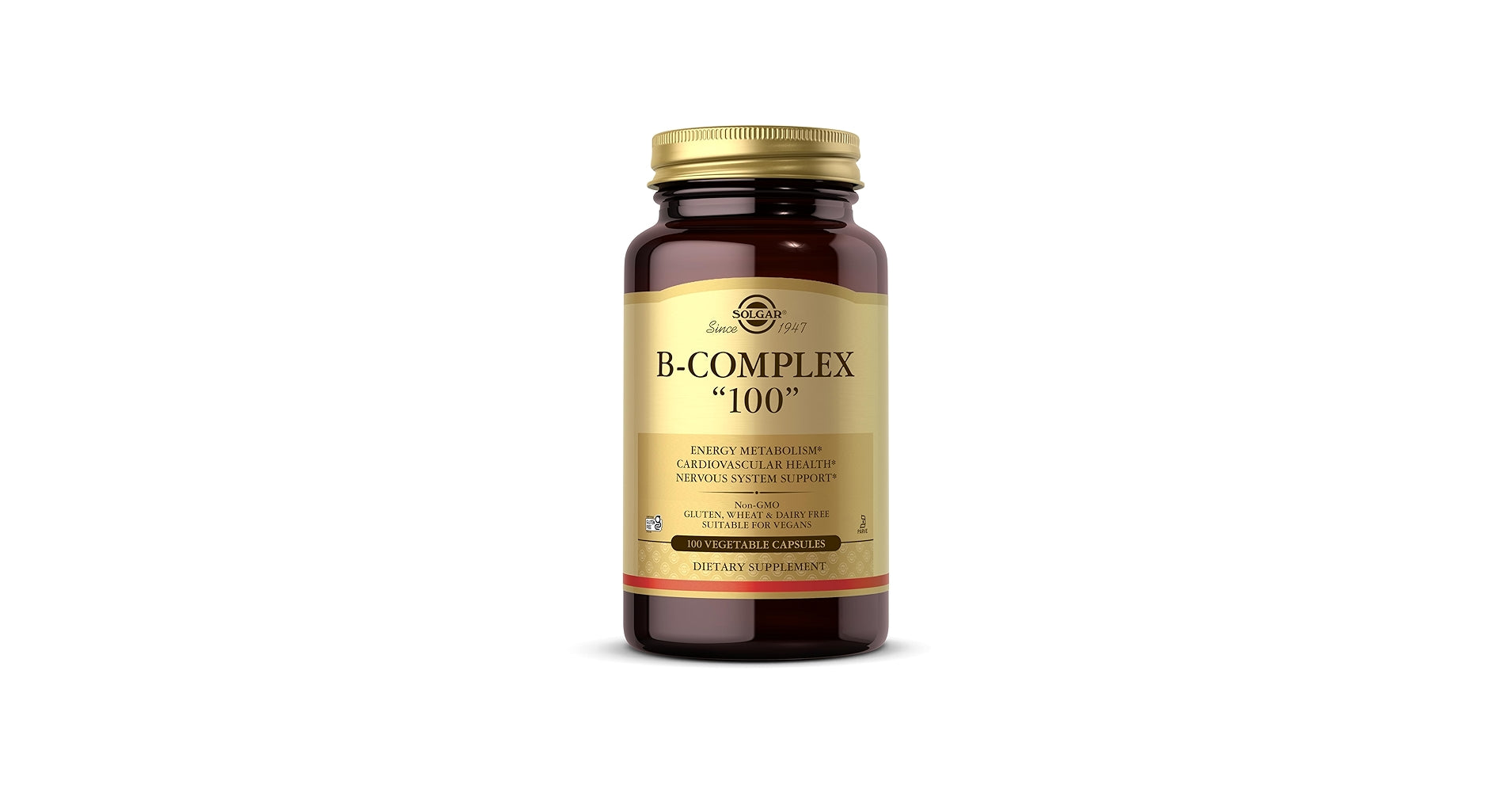 SOLGAR B COMPLEX 100MG X100