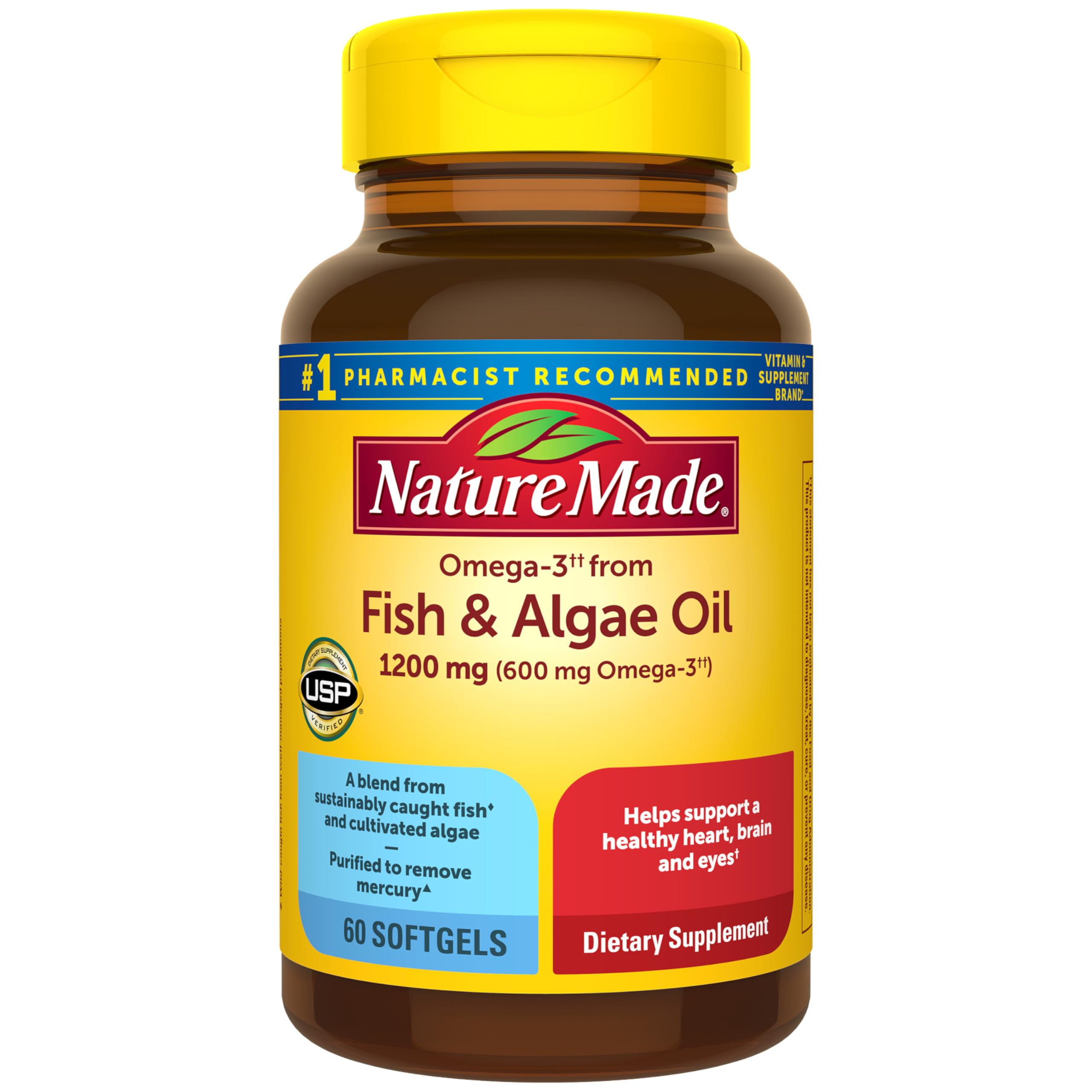 NATURE MADE OMEGA 3 FISH OIL 1200MG X100